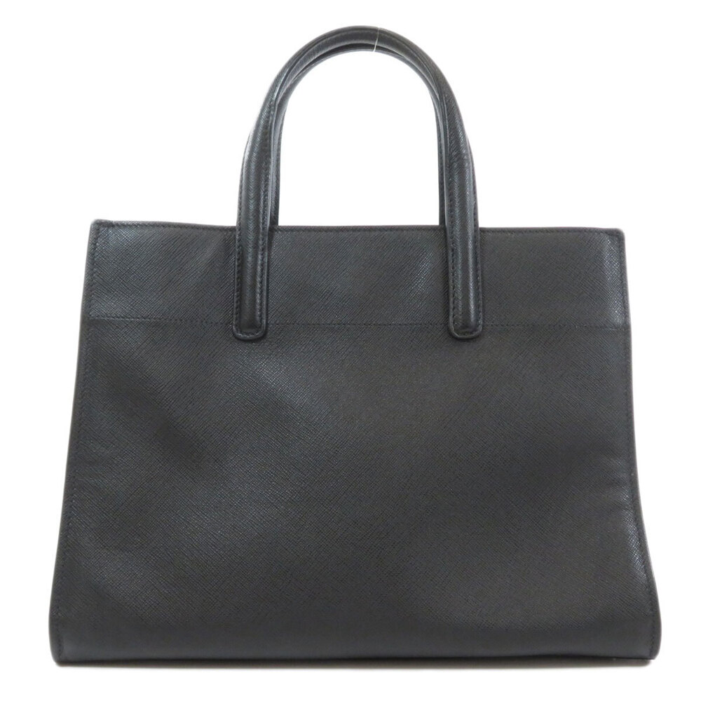 Prada Pocket Soft Tote leather black Triple Saffiano